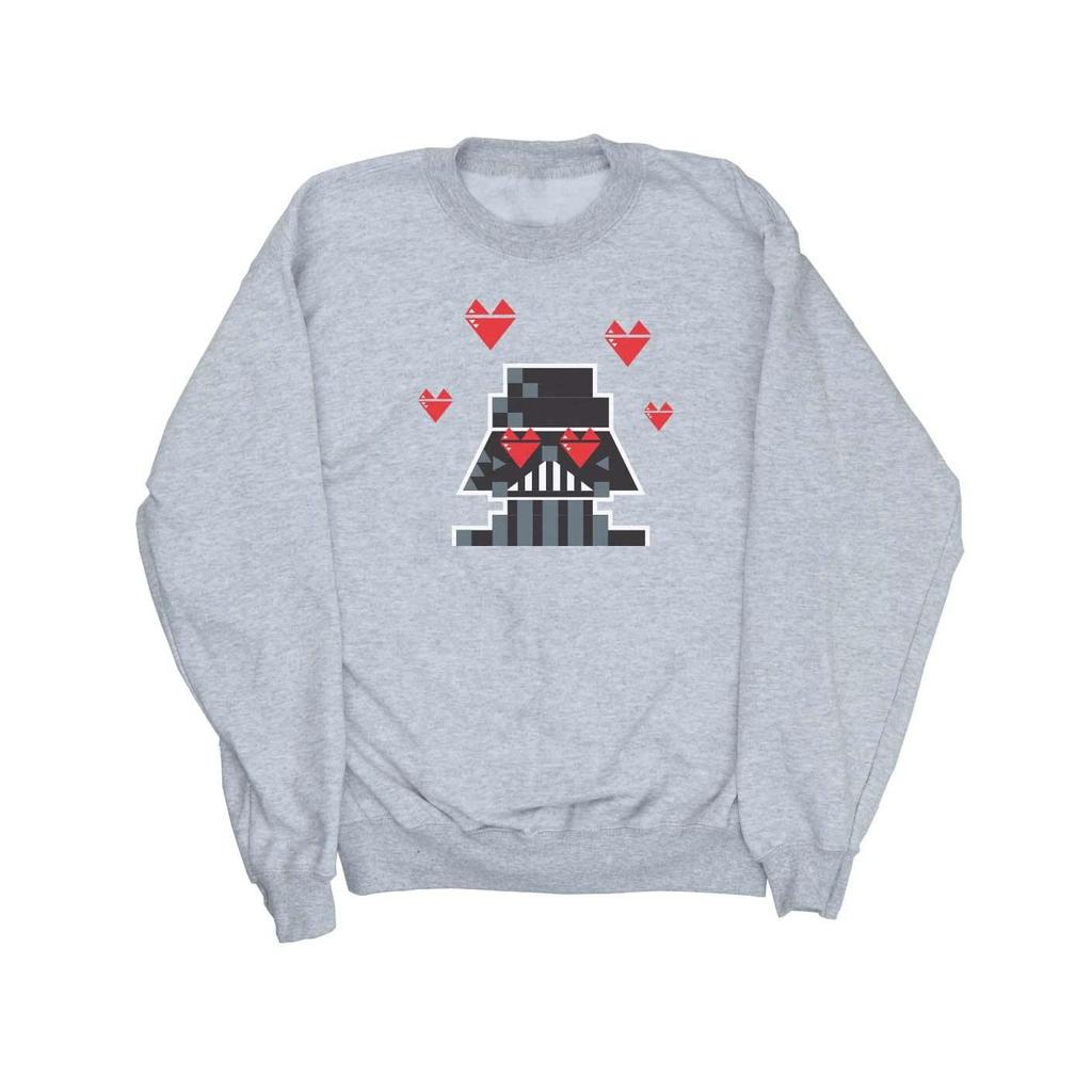 Star Wars Mens Valentines Vader In Love Sweatshirt