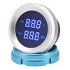 2" 52mm Oil Press+Voltmeter with Oil Pressure Sensor Blue LED Digital Voltage Volt Meter 2 in 1 Gauge for Racing Car Boat 12V24V