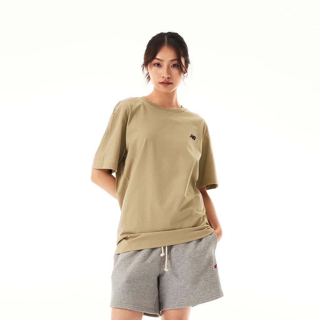 New Balance Футболка унисекс SS24 Хаки NEE24081-BWN