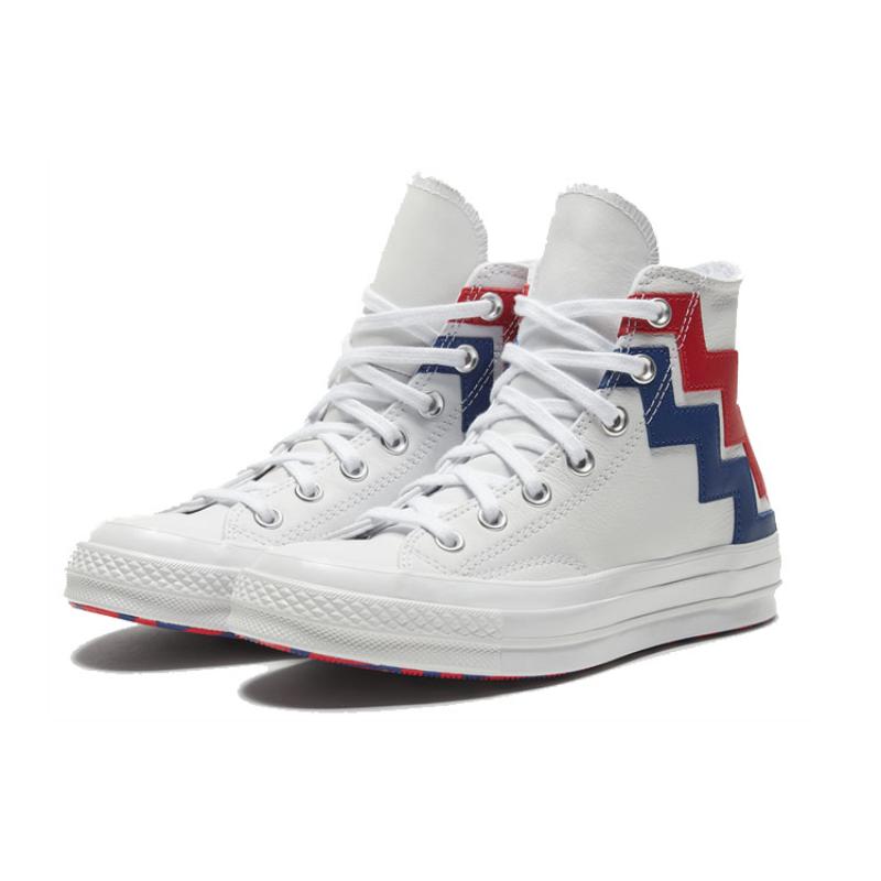 Converse All Star Chuck 70 Удобные и Повседневные Нескользящие и Износостойкие Высокие парусиновые кеды Женские Белые
