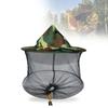Bee-keeping Tools Camouflage Hat Outdoor Spinning Sun Hat Mosquito Hat Loosely Fastened Polyester-cotton Bee Clothes Bee Tools