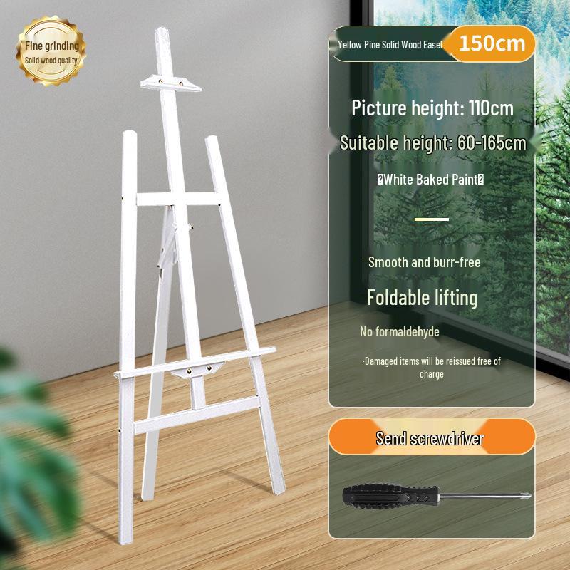 Складной деревянный штатив-мольберт для студентов-художников - Идеально подходит для набросков и масляной живописи