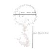 Elegant Pearl Flower Headdress Handmade Luxury Bridal Headdress Imitation Pearl Beaded Hair Accessories Wedding
