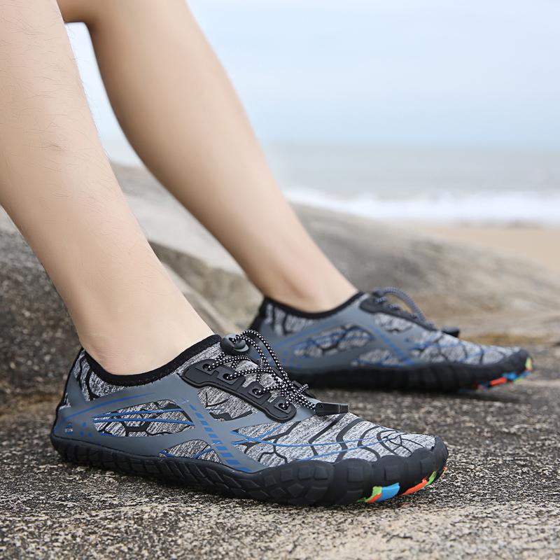 Летняя обувь для вейдинга в верховьях рек, пляжные босоножки-пятипальцы для ходьбы босиком, красочные сандалии, мужские, женские, для бассейна, плавания, портативные аква-кроссовки, унисекс