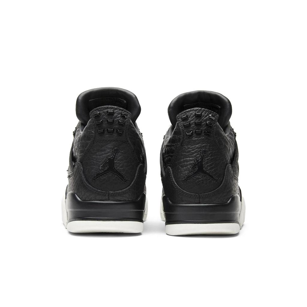 Air Jordan 4 Retro Premium 'Pinnacle' (Unisex) Black / Black / Sail Vintage Basketball Shoes 819139 010