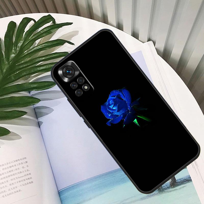 Blue Rose Art Funda For Xiaomi Redmi Note 11 10 12 13 14 15 Pro Plus Case For Redmi 15C 10C 13C 12C 14C 15