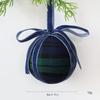 with Ribbon Bow Christmas Fabric Ball Ornament Xmas Tree Hanging Decor  Christmas Celebration