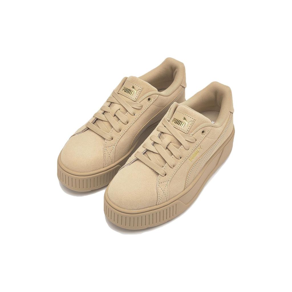 Puma Karmen Замшевые Удобные Низкие Кроссовки Женские кроссовки Коричневые 384614-17