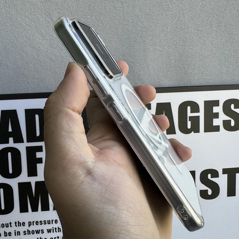 Чехол Mi15 Business для Magsafe Чехол для Xiaomi 15 Ultra 15Pro Mi 14 13 Ultra Прозрачная Ударопрочная Крышка для Xiaomi 14 15 Pro