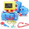 Baby Family Doctor Playing House Children'S Toy Set, Simulated Kitchen Cooking, Dinosaur Car Gift Box