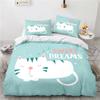 Cartoon 3d King Rabbit Printed Bedding Set Bed Linen Children Bedclothes Duvet Cover Sets Pillowcase Twin Full Queen King Size
