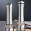 Jingmao Stainless Steel White Pepper Grinder Bottle, Salt And Black Pepper Powder, Peppercorn, Home Manual  High-End Core
