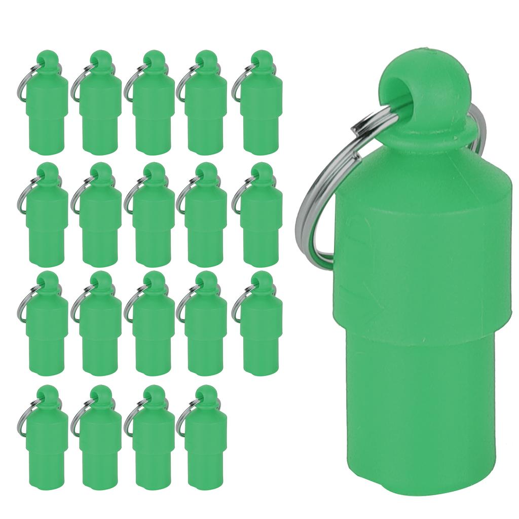 20 шт., бирка для домашних животных с защитой от потери, собака, кошка, идентификационное имя, адрес, этикетка для хранения, бочка с воротником-трубкой, подвеска(зеленый )