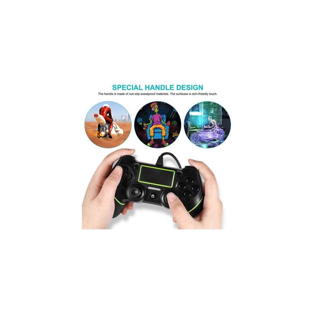 Беспроводной контроллер PS4, игровой контроллер Dual Shock 4 с гироскопом/двойной вибрацией HD/сенсорной панелью/светодиодным индикатором, геймпад, пульт дистанционного управления, джойстик для PS4/Pro/Slim