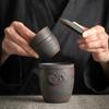 Purple Pottery Tea Set Outdoor Travel Tea Set Portable Kungfu Tea Set Teapot Small Package