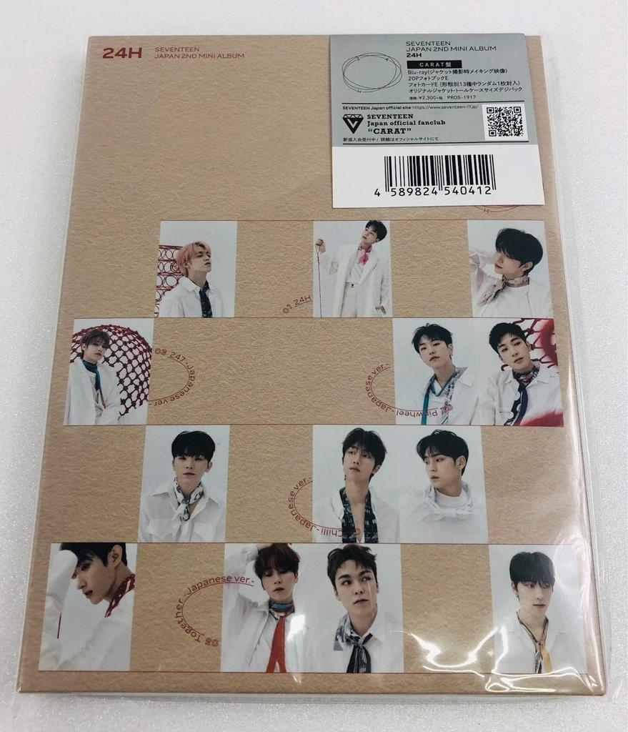 CD SEVENTEEN 24h CDbluray PROS1917 PLEDIS ENTERTAI 2020 Япония KPopАзия Б/у