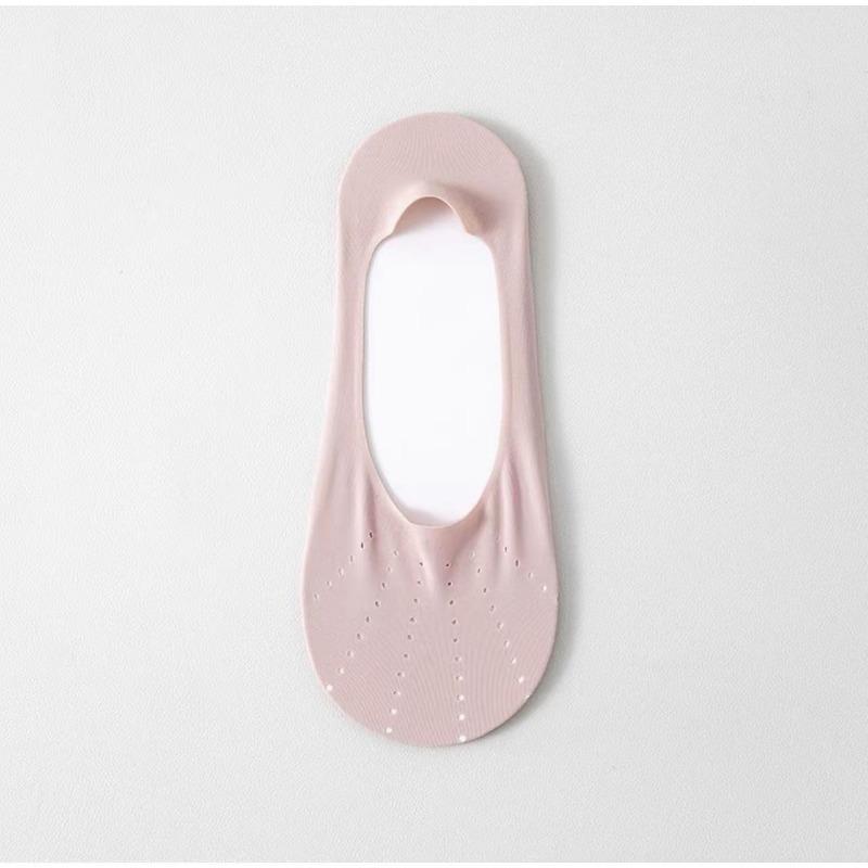 Женские носки Ice Silk Mesh Invisible Boat Socks, дышащие, нескользящие, ультратонкие, на высоком каблуке