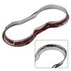 Car Interior Cup Drink Holder Cover Trim For Opel For Vauxhall Mokka For Buick For Encore 2012-2018 Chrome Holder Cover Trim