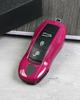 Key Case and Cover for Porsche and Other Porsche Car Keys Ruby Macan, Cayenne, 718, Cayman, Panamera, 911, Boxster, Cayman/Panamera (Star Red)