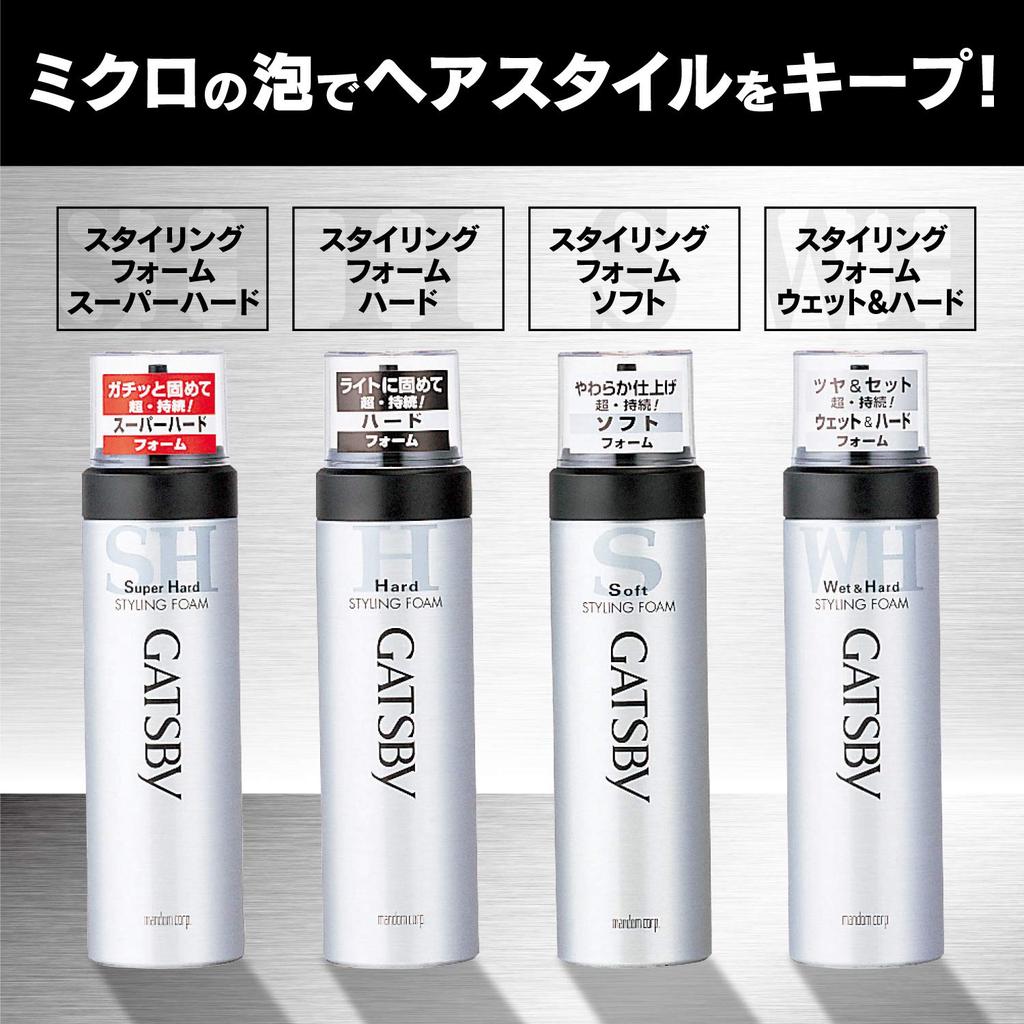 Gatsby Мусс для укладки сильной фиксации 185 г