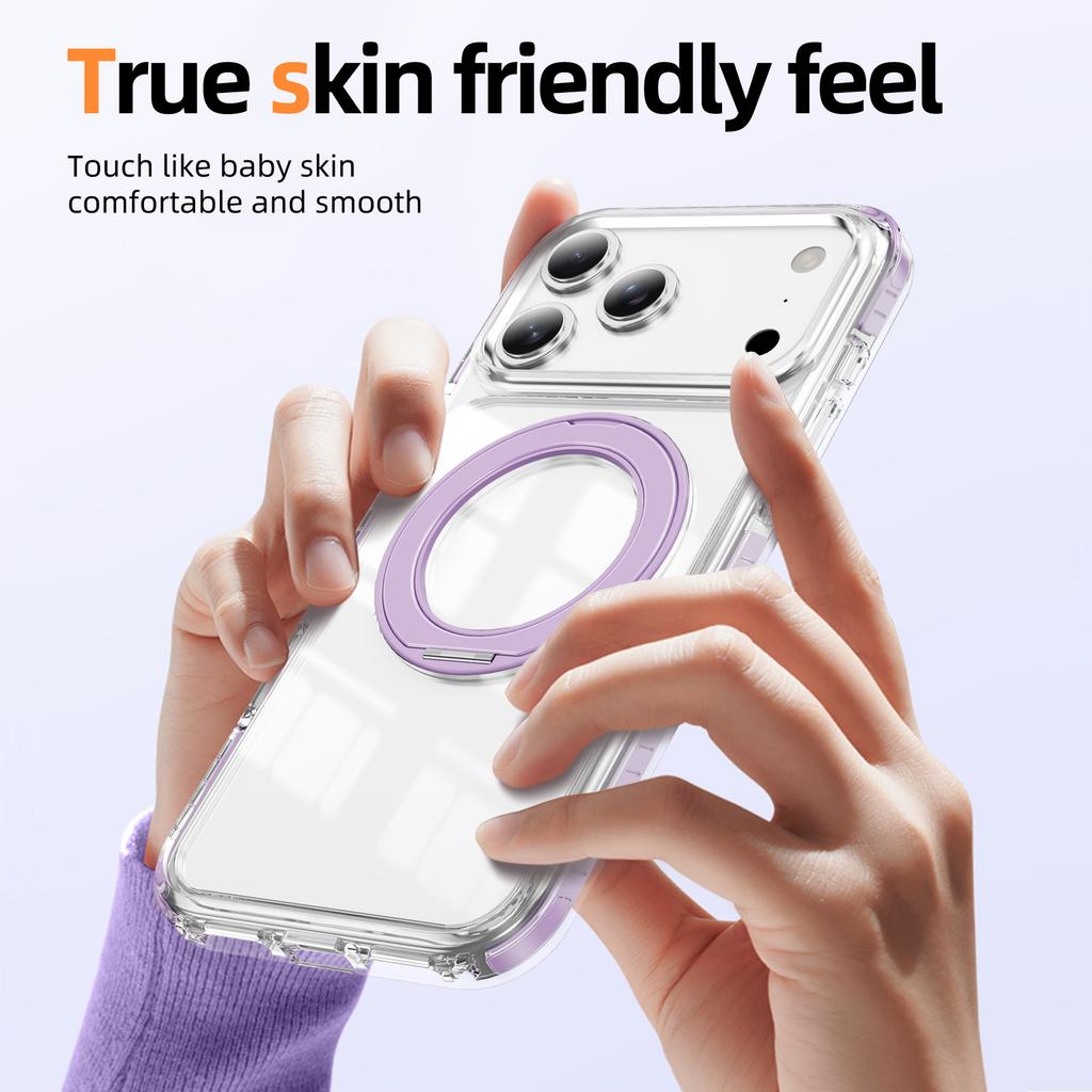 New Fulcrum Case for IPhone17ProMax Phone Case for Apple 16pm All-Inclusive Transparent Acrylic Phone Case