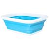 Thin Foldable Washtub, 8.5 Liters, Blue