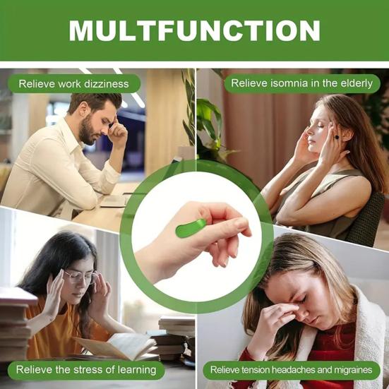5Pcs Acupressure Clip Migraine Relief Hand Pressure Point Clip Portable Men Women Headache Tension Relief Massage Hand Clip