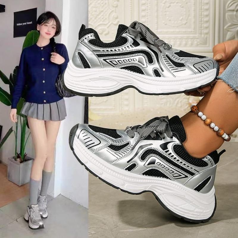 Кроссовки Женские Туфли на платформе Женская обувь модная Повседневная Женские массивные кроссовки Женская дизайнерская обувь zapatos mujer