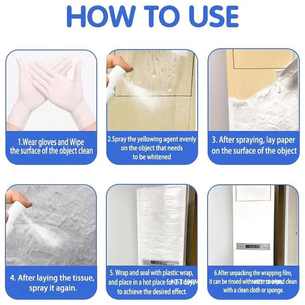 Air Conditioner Plastic Yellowing Removal - Yellowing Washing Agent for Air Conditioner Panels,Appliance Shells,Renovation Agent