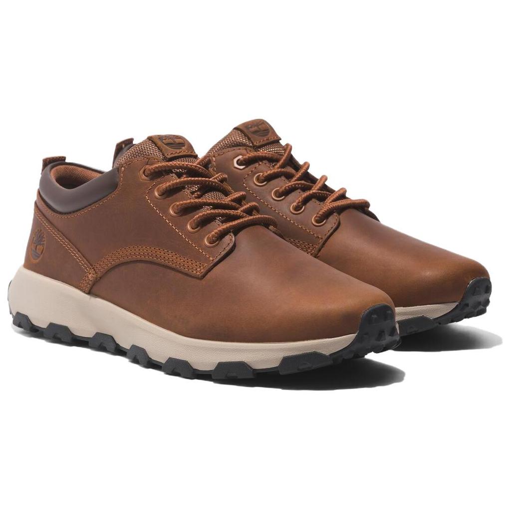 Timberland Удобные Легкие Нескользящие Прочные Низкие Повседневные Кроссовки Мужские Коричневые A5YD5F13