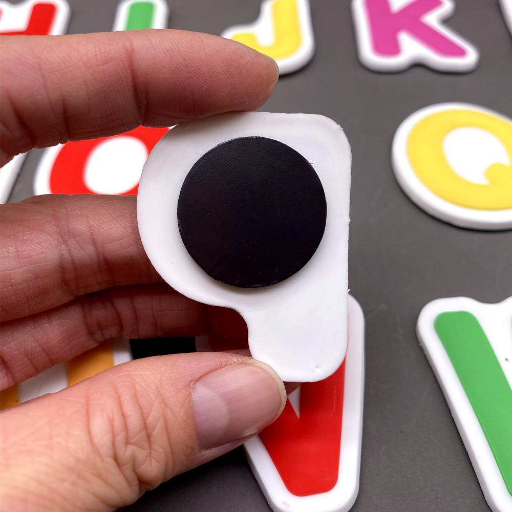 26 шт./компл. Магнитные буквы, мультяшные магниты на холодильник для детей, ПВХ, декоративные магниты на холодильник, милые магнитные аксессуары