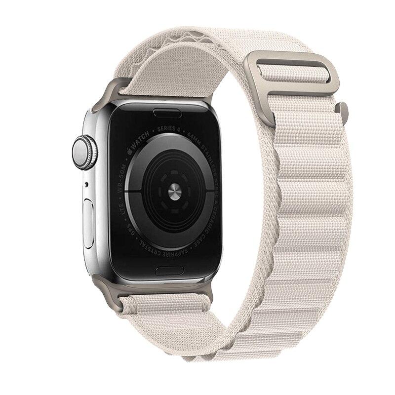 Для Apple Watch Band Alpine loop Strap Ultra2 49 мм 44 мм 40 мм 45 мм 41 мм 42 мм 38 мм нейлоновый браслет iWatch 9 7 6 5 4 se 8 band