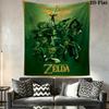 Legend Zelda Artwork Compilation Tapestry Background Cloth Wallmounted Wall Covering Decoration Homestay Soft Decoration Tapestry Background Cloth
