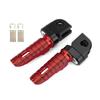 Artudatech Front Pegs for Kawasaki and NINJA 650 Motorcycles Footrests/Foot Z300, Z400, Z800, Z650, Z900, Z1000, (Red)