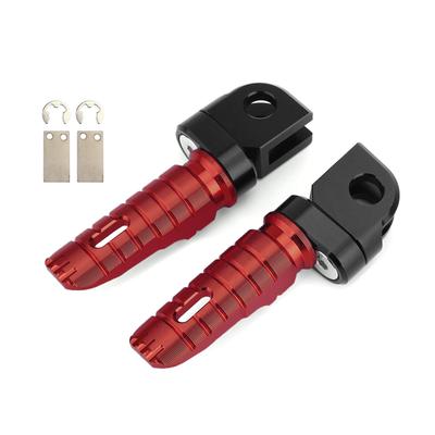 Artudatech Передние подножки для мотоциклов Kawasaki и NINJA 650 Подножки/Подножки Z300, Z400, Z800, Z650, Z900, Z1000, (красный)