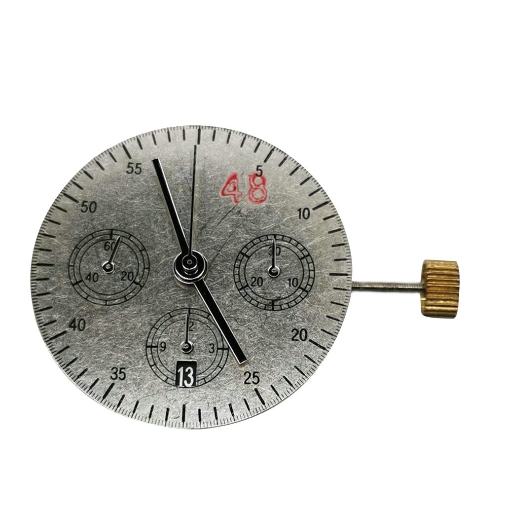 Replacement Clone Automatic Watch Movement Chronograph 7750 Spare Parts Accessories Date/Calendar @6