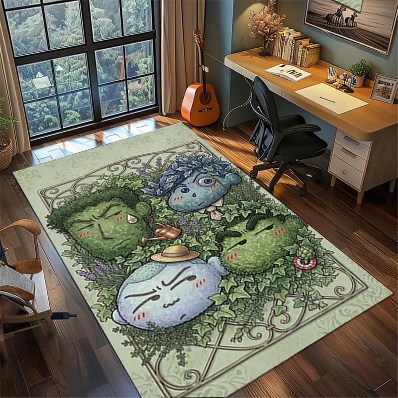 Crayon Shin-chan Large Bedroom Rug Non Slip Washable Area Carpet Gamer Room Decor