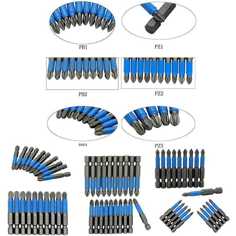 Магнитные отвертки с одной головкой PH1/PH2/PH3/PZ1/PZ2/PZ3 из легированной стали