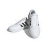 adidas Белые льняные зеленые женские кроссовки на платформе Court Cloud-White HP9434