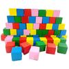 20Pcs Wooden Colorful Building Square Block Children Develop Imagination Toys