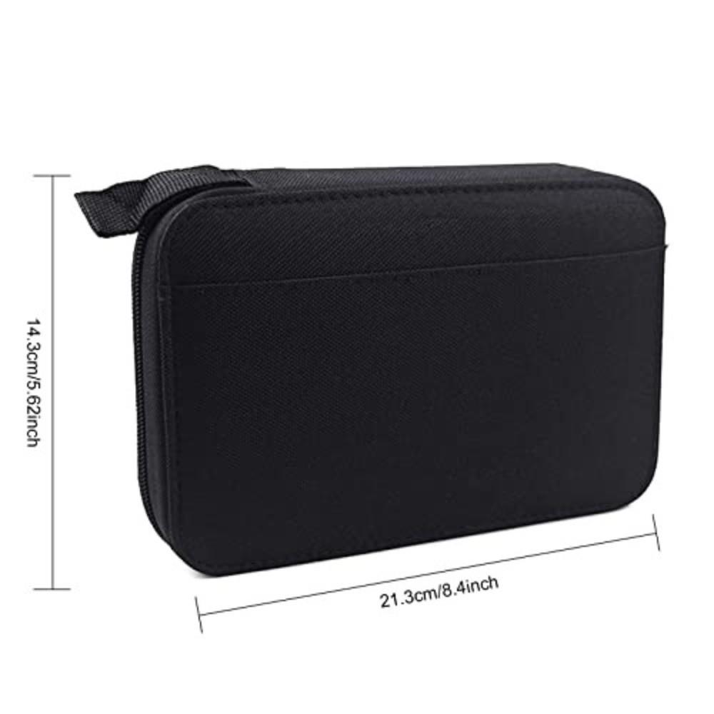 90PCS Multi-function Needle and Thread Kit Portabe Cross-Mirror Needlework Sewing Box Set with Sewing Bag DIY Tools