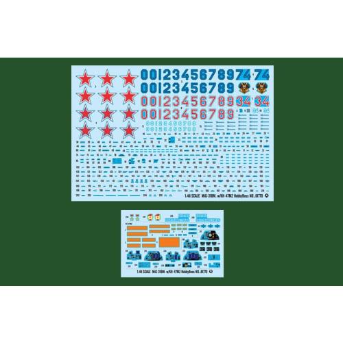 Hobby Boss 1/48 Scale Aircraft Series Russian MiG-31BM Fighter with KH-47M2 Supersonic Cruise Missiles and Kinzhal Plastic Model Kit 81770