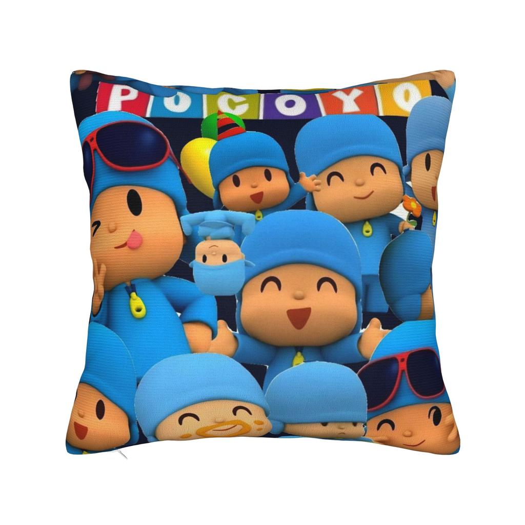 Decorative Pillow Cover Pocoyoes Cartoon Comdy Stuff Home  Throw Pillow Case Cover Drop Shipping Multi-Size