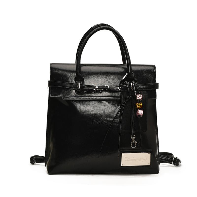 Рюкзак женский рюкзак 2025 новый модный дорожный нишевый рюкзак из высококачественной кожи для отдыха, путешествий, школьный