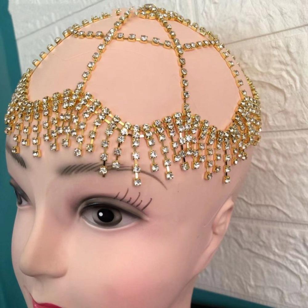 Performance Show Crystal Rhinestone Hairband Luxury Boho Headband Women Jewelry