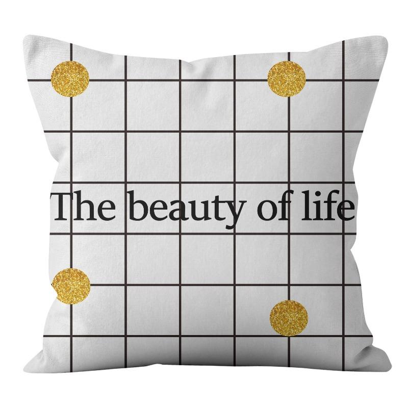 Скандинавский Ins Ультракороткая Бархатная Наволочка Домашняя Подушка Чехол для Подушки