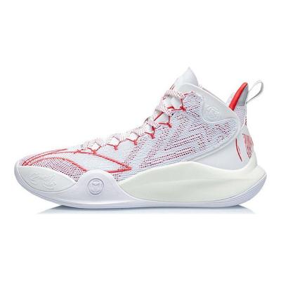 CJ-1 Mid Trail Blazers Home Мужские кроссовки Белый Красный ABAR019-5