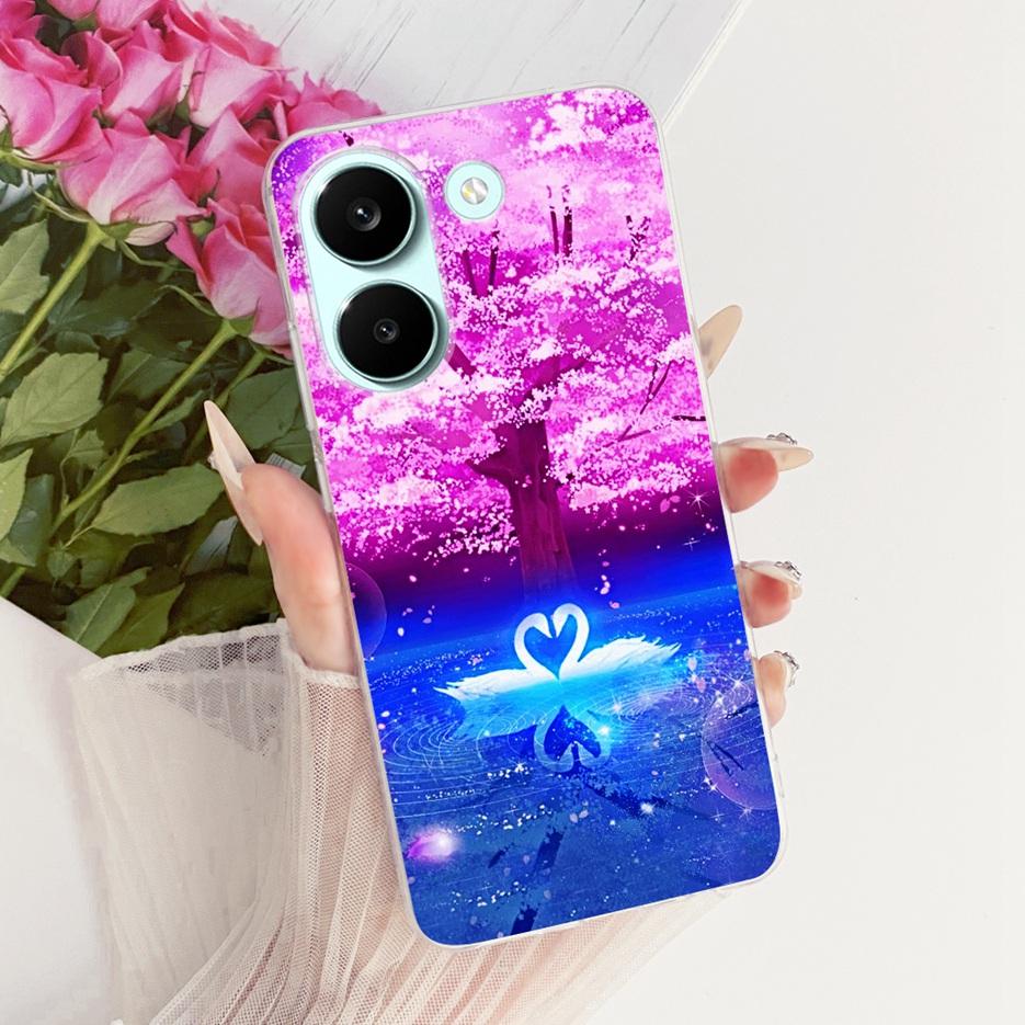 Чехол для Xiaomi Poco X8 Pro 5G Милый Чехол с Рисунком Сердечка Мягкий Тонкий Чехол для Телефона Для Xiaomi Poco X8 Pro Max PocoX8 Pro 5G