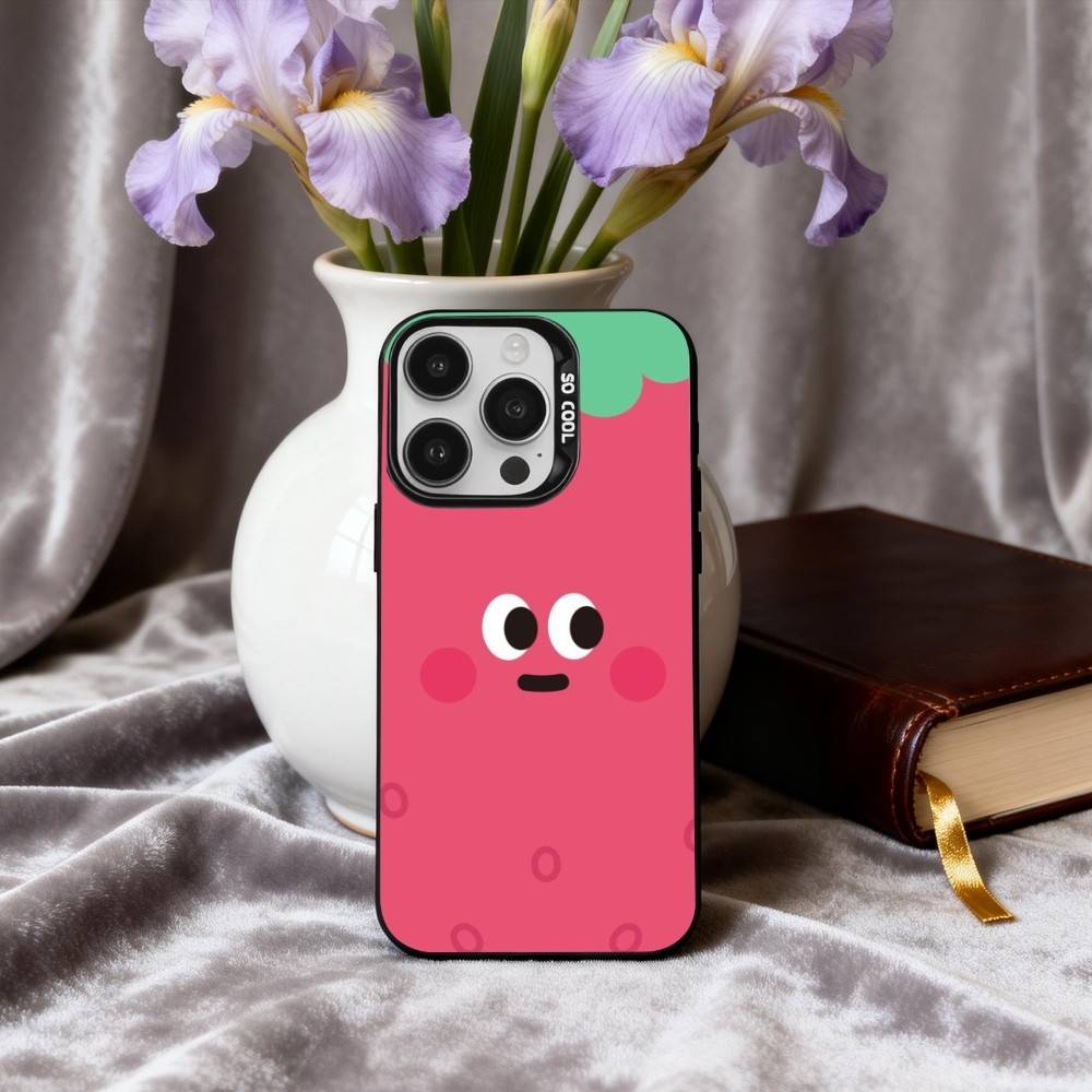 C-Cute C-CARROT F-FRIENDS Phone Case For iPhone17,16,15,14,13,12,11 Plus,Pro Max Candy Silver Plated Inside Cover