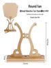 Круглая бамбуковая подставка для веера в древнем стиле, держатель для демонстрации - Украшение для Праздника драконьих лодок